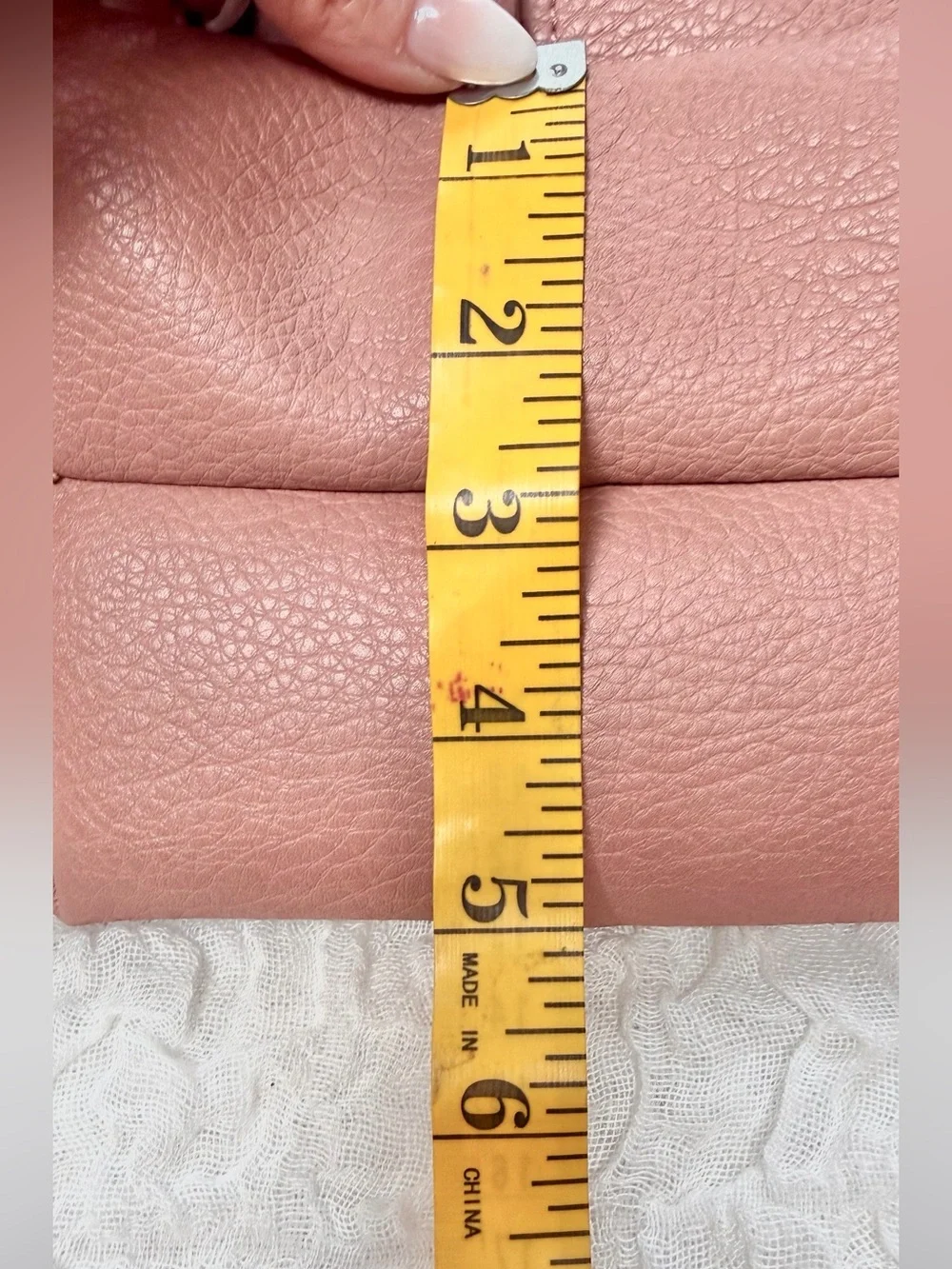 Anthropologie Vegan Leather Mini Bag in a Desert Rose